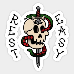 Rest Easy Sticker